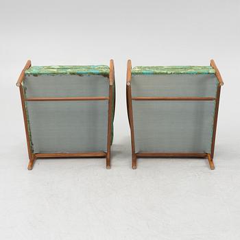 A Pair of 'Bristol' Armchairs, Lindlöfs Möbler, Lammhult, Sweden.