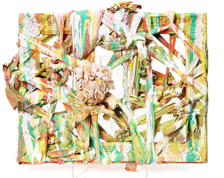 Katarina Norling, "Winter Garden", mixed media, signed and dated 2005.