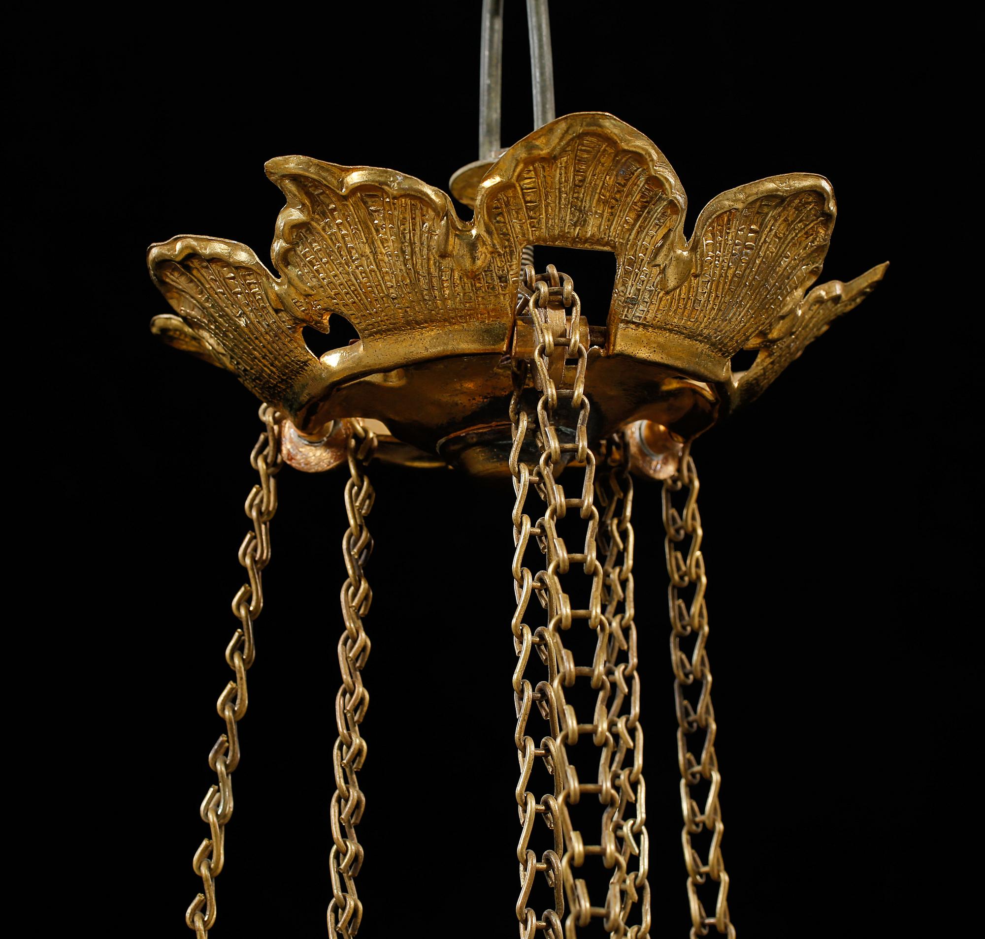 MÅNSKENSAMPEL, 1900-talets början, total höjd ca 75 cm.