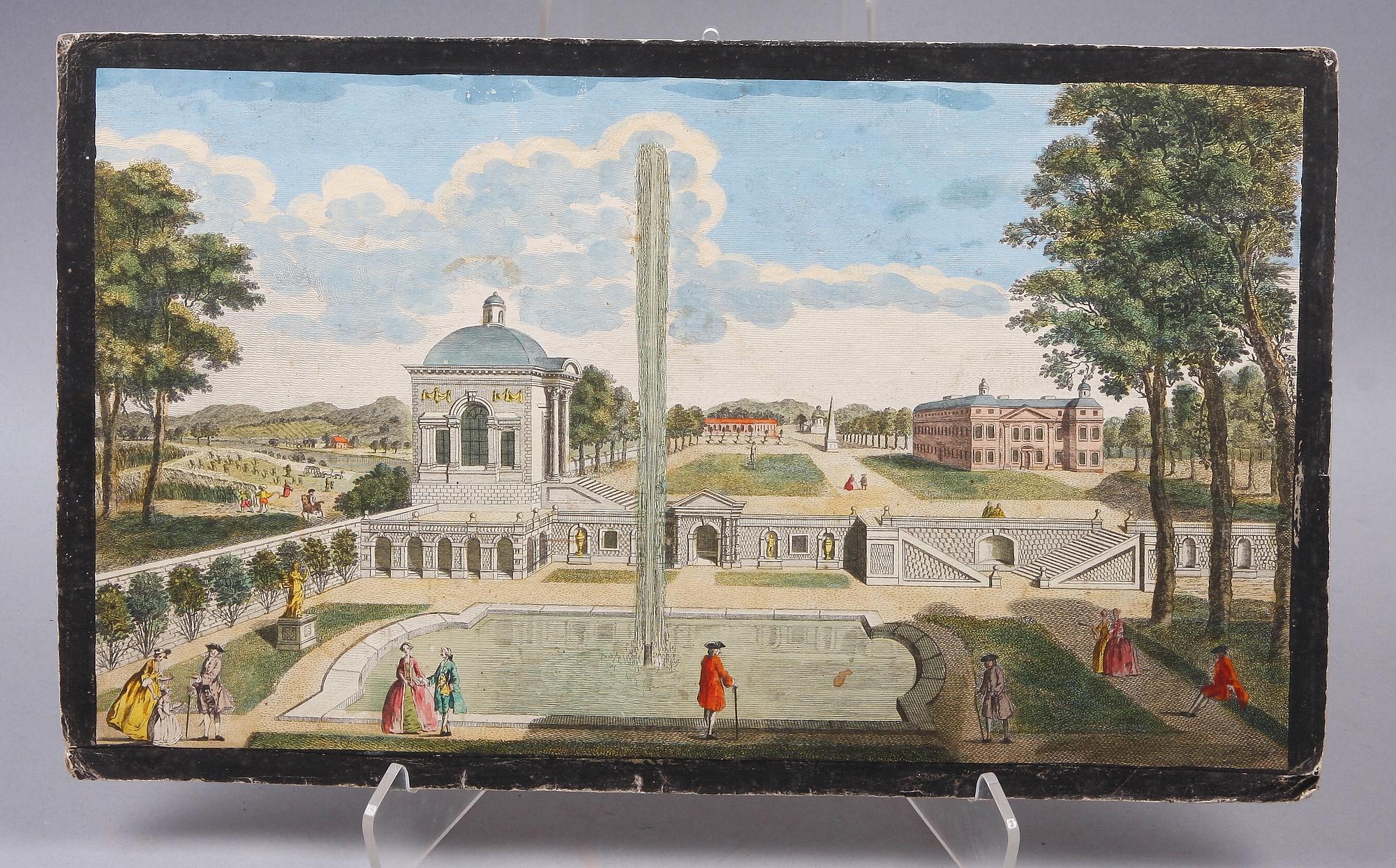 TITTSKÅPSBILDER, 5 st, 1700-tal.