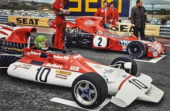Kenneth Olausson, “Ronnie and Reine at the start of Jarama 1972”.