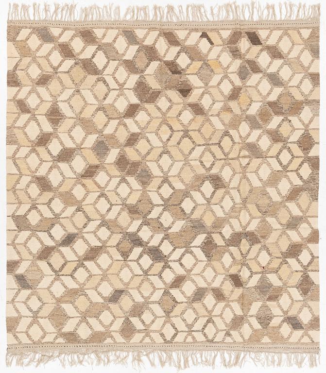 Rug, Kelim, c. 225 x 216 cm.