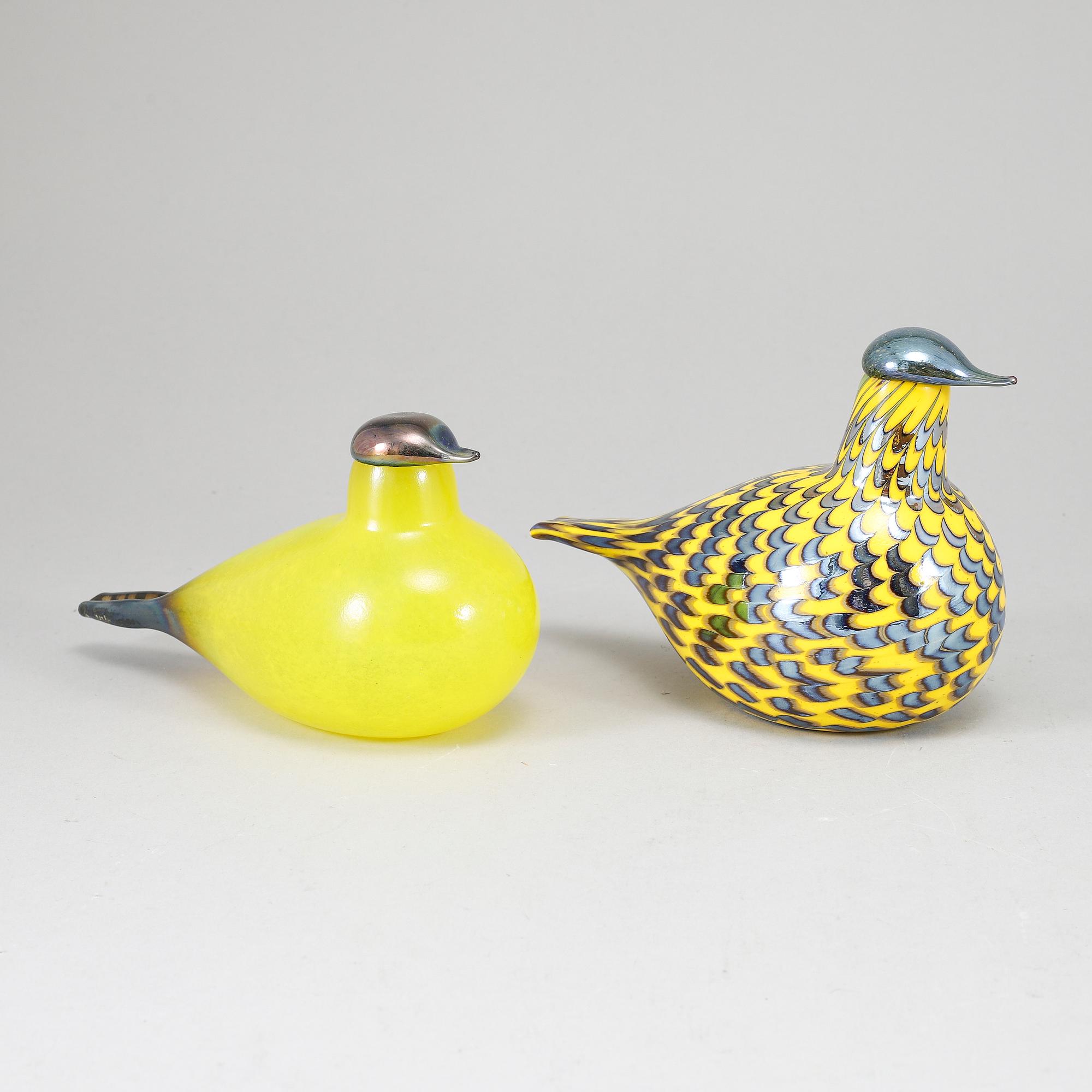iittala birds oiva toikka grouce yellow