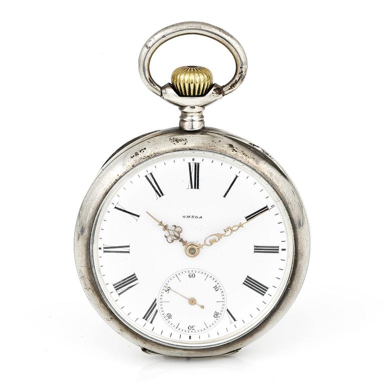 FICKUR, silver, Omega, tot vikt ca 90,8 gram.