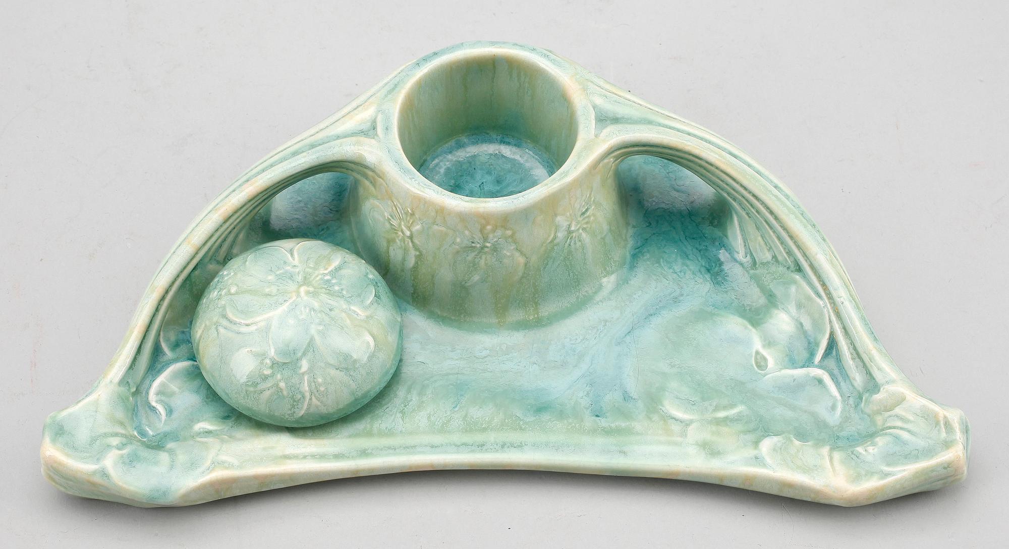 SKRIVSTÄLL, flintgods, Rörstrand, Jugend 1900-talets början.