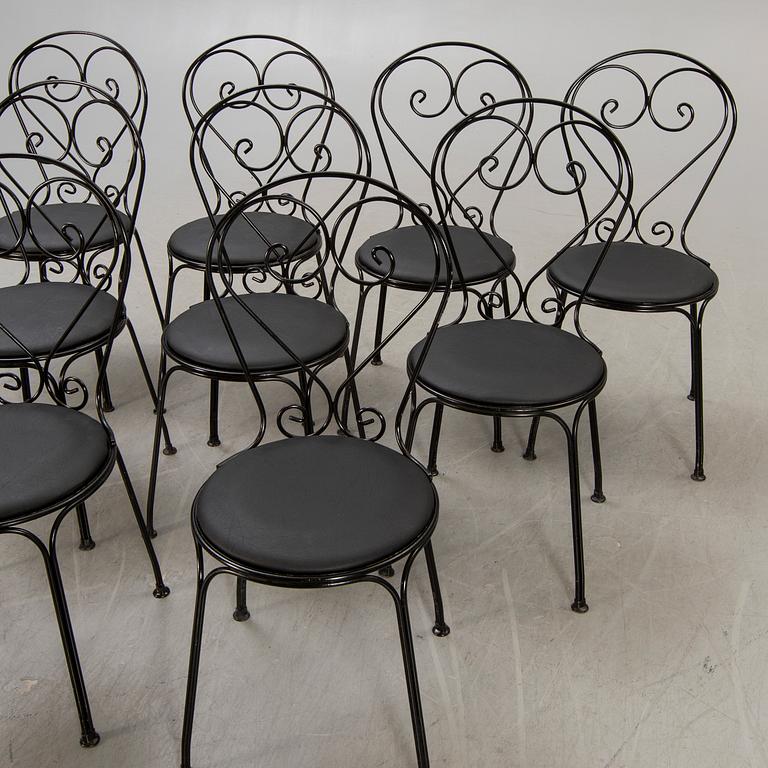 Garden chairs. 9 st. Classic No.1 Byarums Bruk.