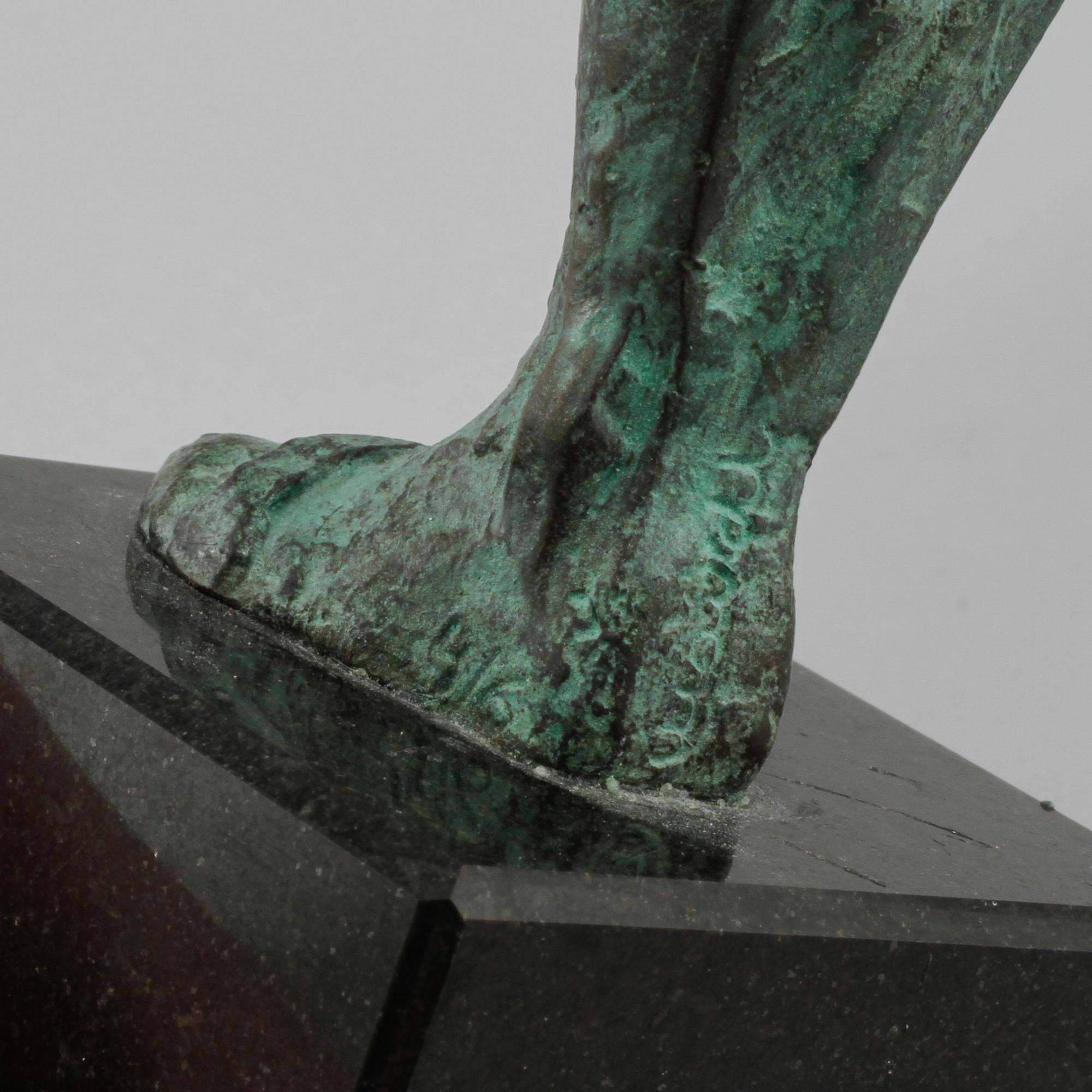 PETER MANDL, skulptur, brons, signerad samt numrerad 4/6.