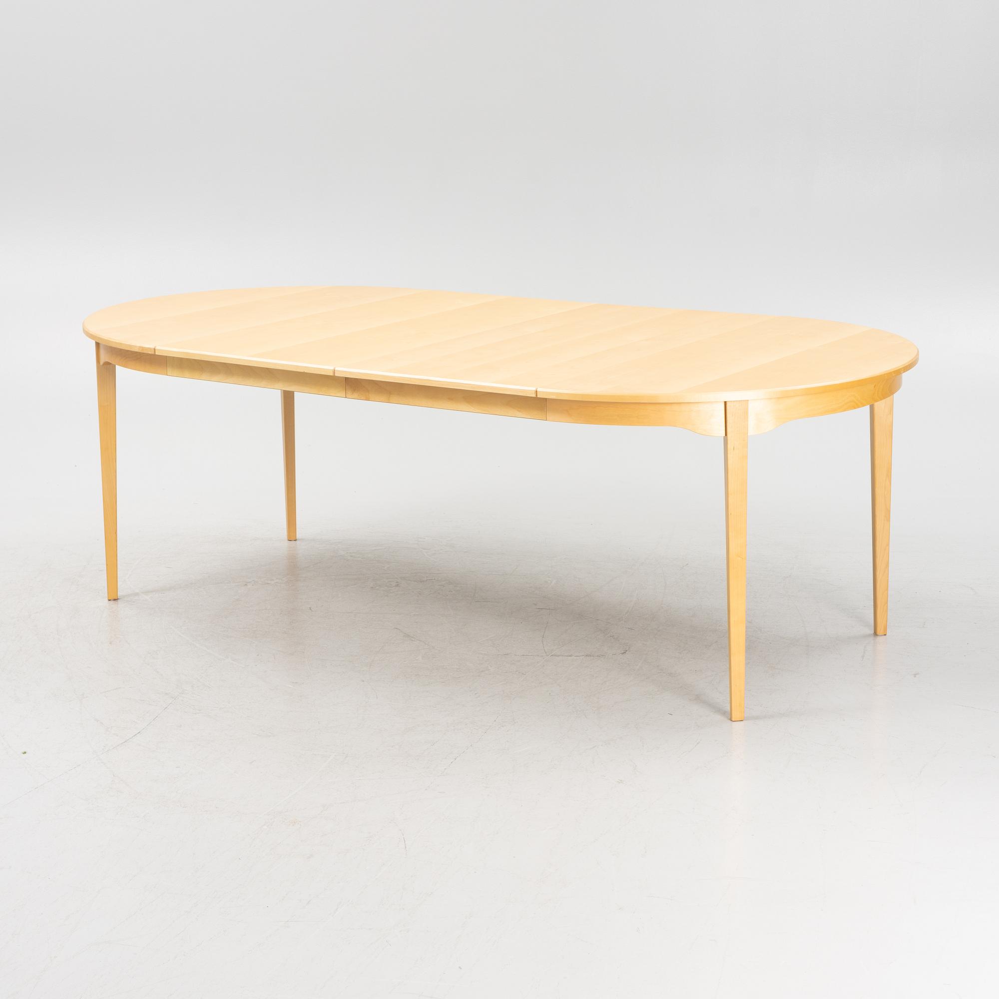 Carl Malmsten, a 'Talavid' table, NC Möbler, Sweden, 2005.
