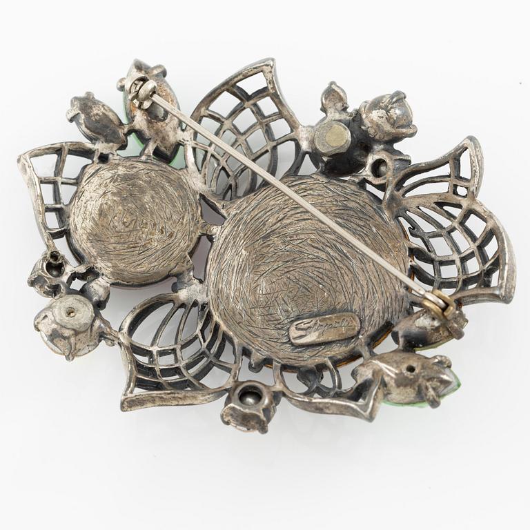 Elsa Schiaparelli, brosch, vintage.