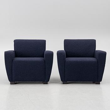 Fredrik Carlström, a pair of "Josefina" armchairs, Austere.