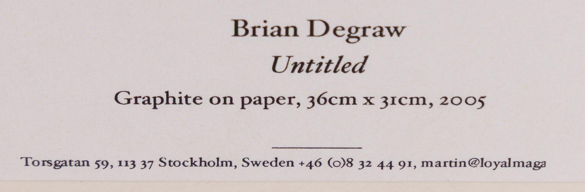 Brian DeGraw, "Untitled".