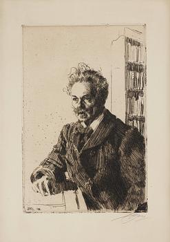 533. Anders Zorn, "August Strindberg".