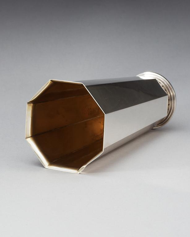 An Atelier Borgila sterling vase,