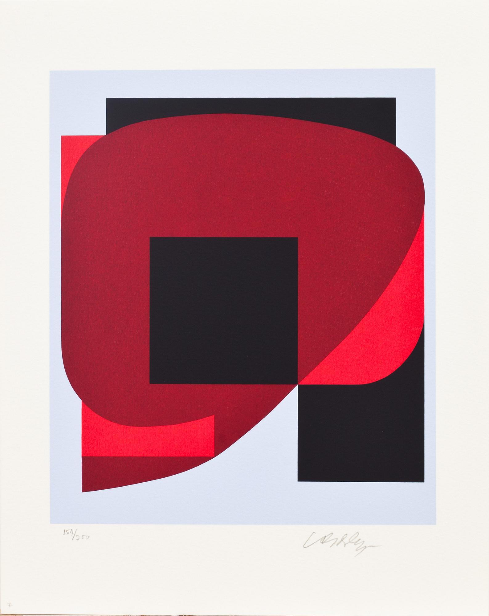 VICTOR VASARELY, mapp med 7 färgserigrafier , ION, Falaize 1989, 154/250, sign.