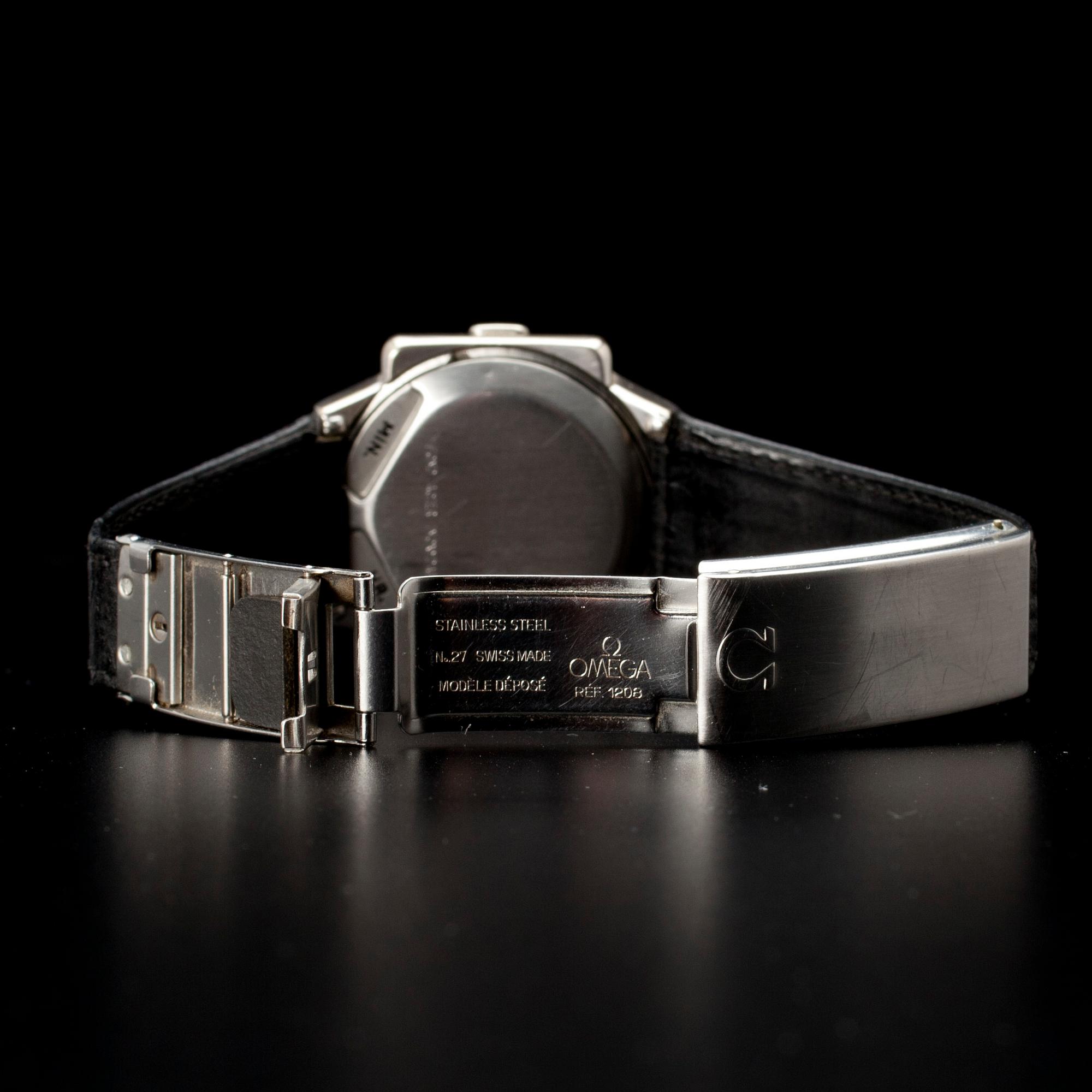 ARMBANDSUR, Omega TC, digital, rostfritt stål. 1970-talets början.