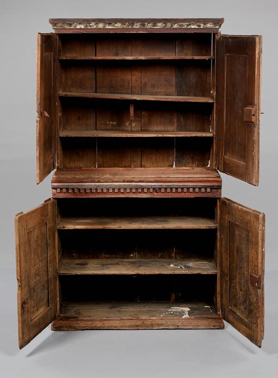 SKÄNKSKÅP, allmoge, 1800-tal.