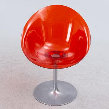 Philippe Starck, stolar, 3 st, "EroS" Kartell, Italien.