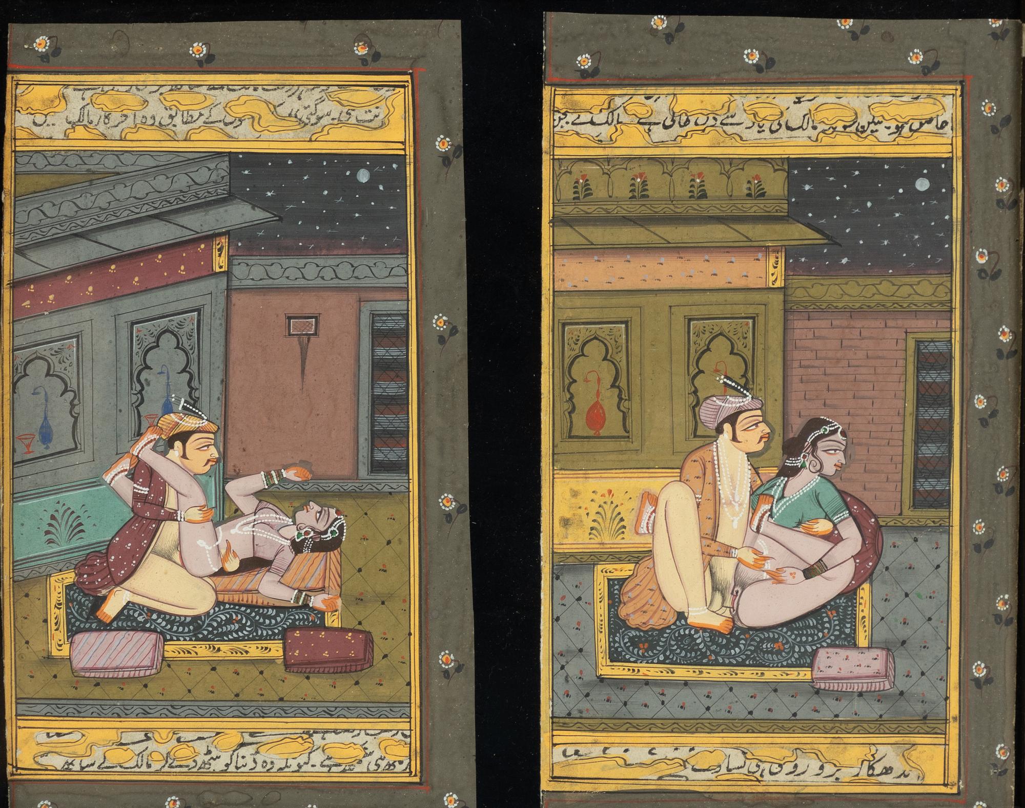Gouaches, 4 pcs, India, circa 1900.