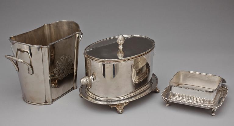PARTI PLÄTER, 3 delar, trol England, 1800/1900-tal.