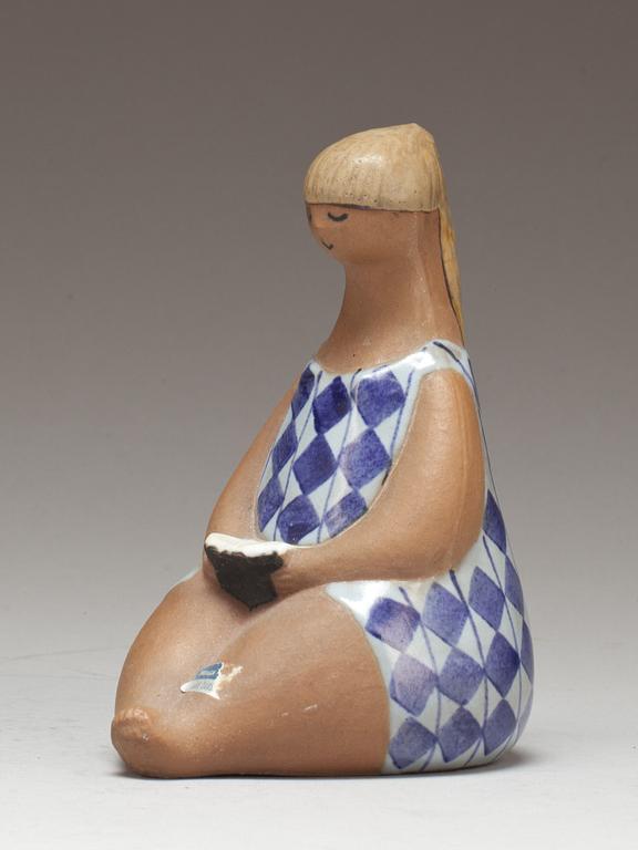FIGURIN, stengods, Lisa Larson. Gustavsberg.
"Amalia".