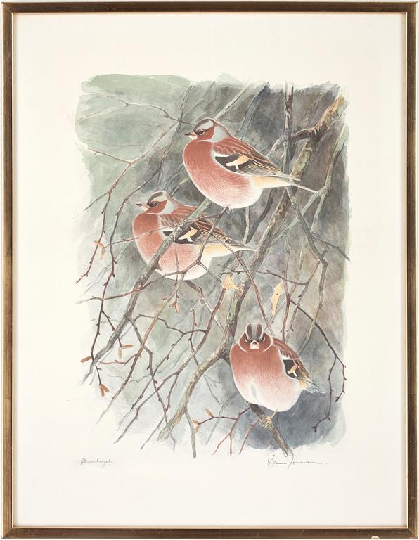 LARS JONSSON, provtryck, sign.