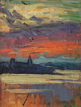 834. Helmer Osslund, Evening glow.