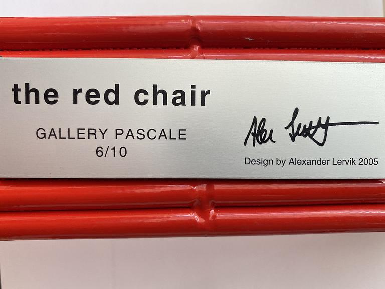 Alexander Lervik, a "Red Chair", ed. 6/10, Gallery Pascale 2005.