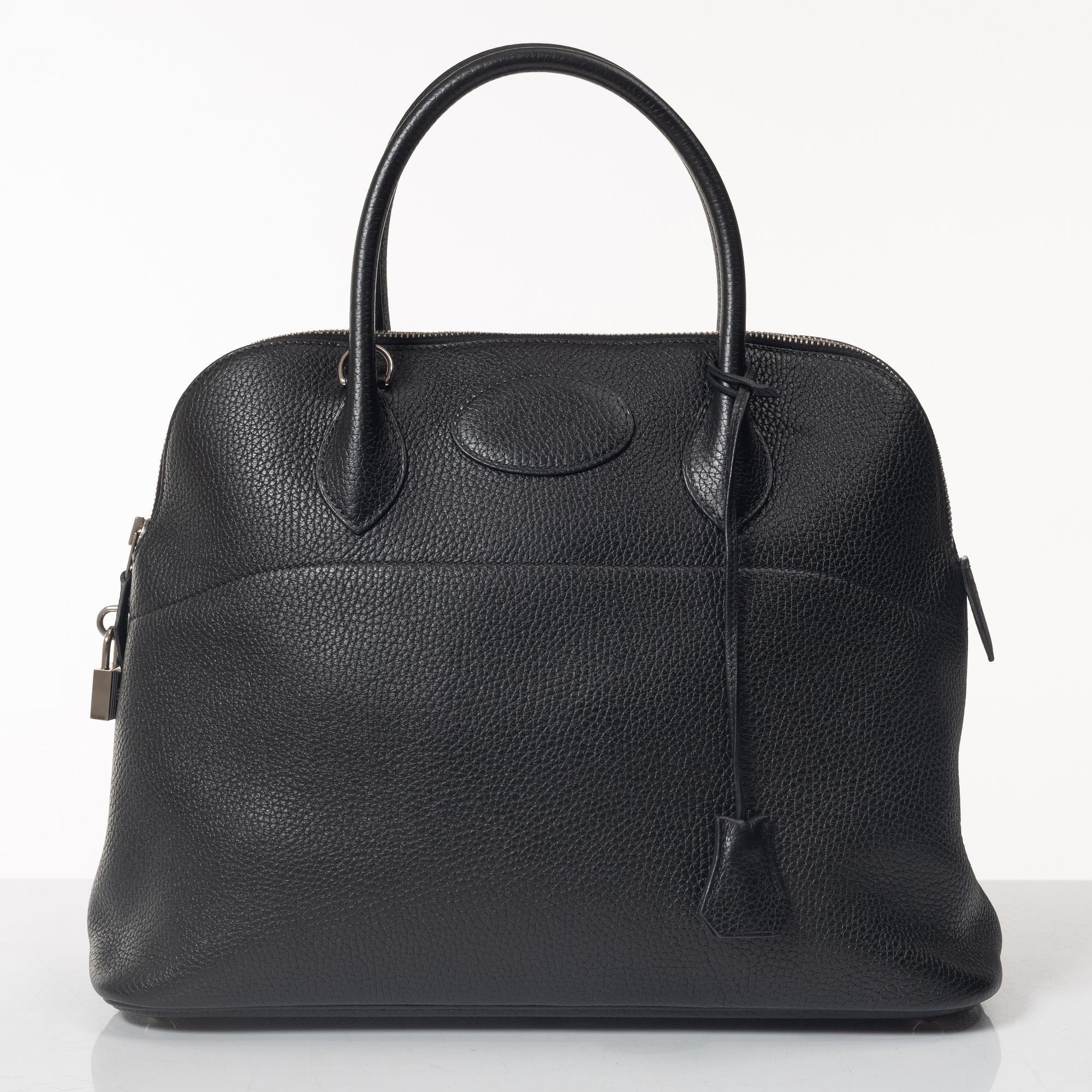 Hermès, A black togo leather bag, "Bolide 35", 2018.