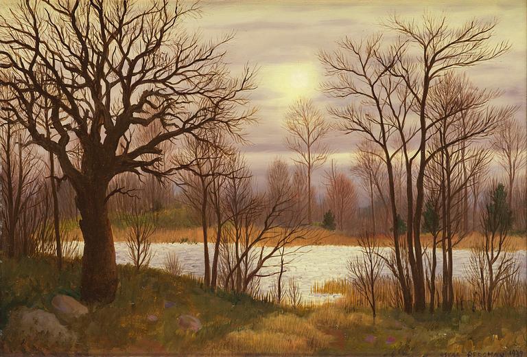 Oskar Bergman, "Vintersol, Neglinge".