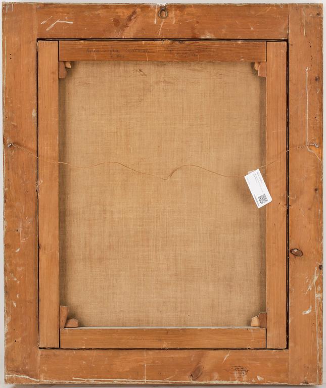 OKÄND KONSTNÄR, olja på duk, 1800-tal.