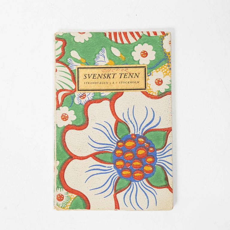 Firma Svenskt Tenn, a catalogue, 1950s.