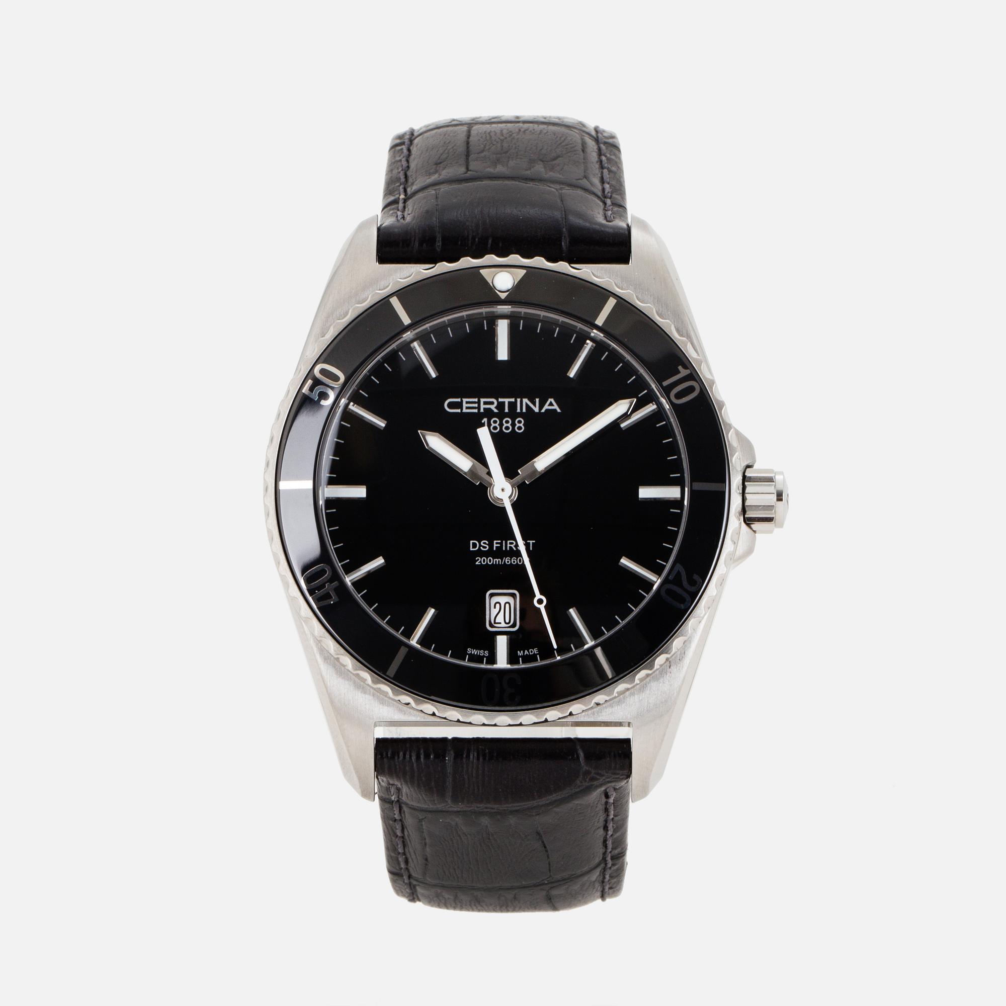 CERTINA, DS First Ceramic, armbandsur, 41 mm.