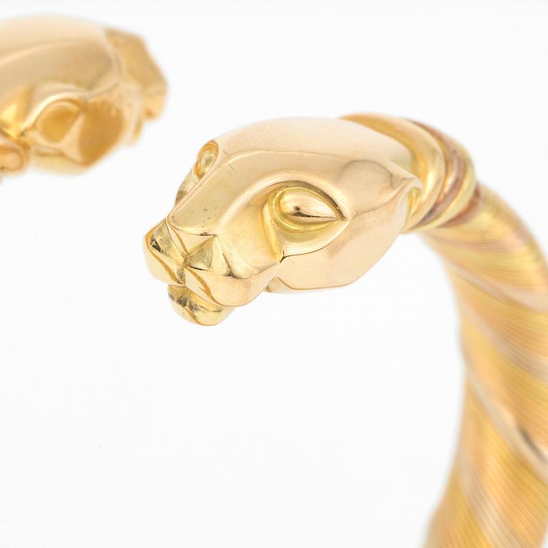 ARMRING med panterhuvuden, Cartier.