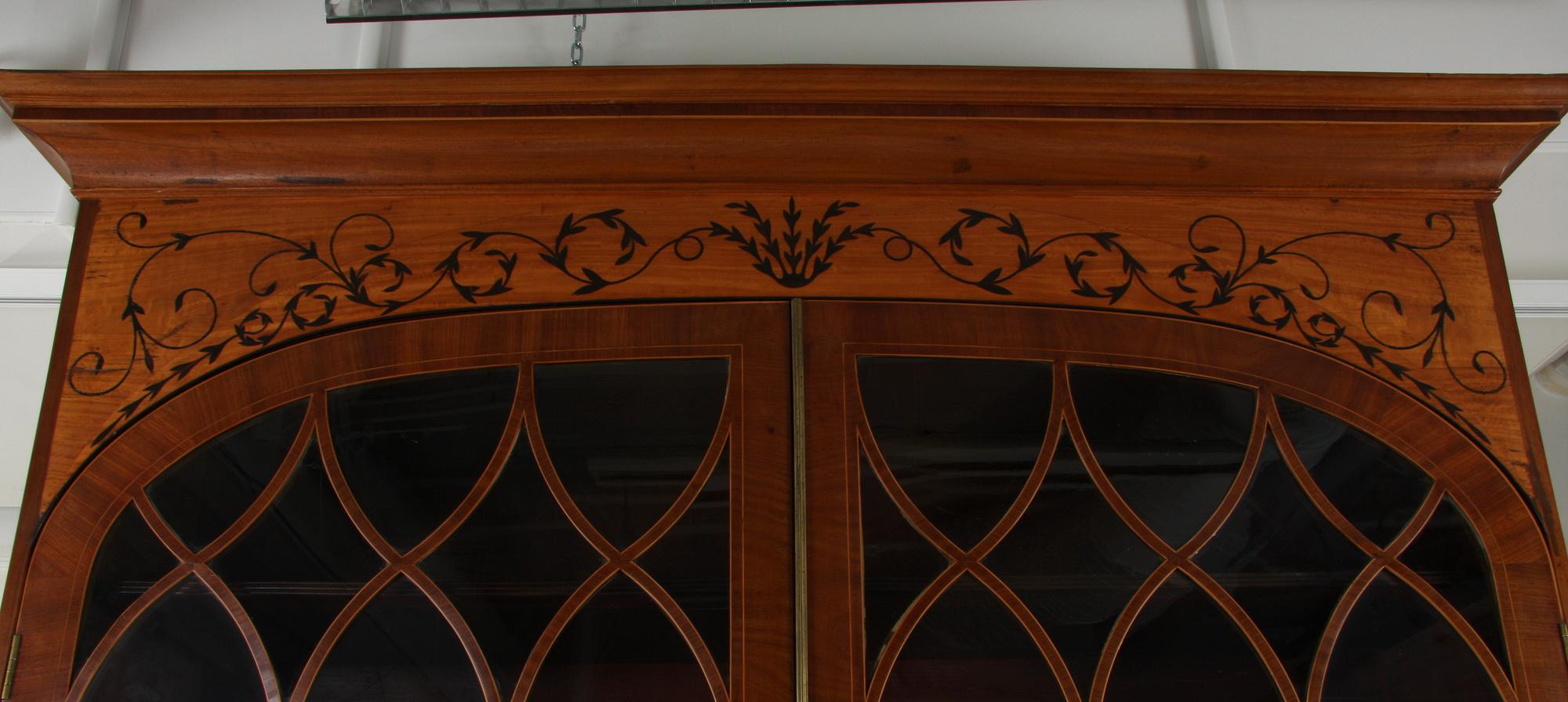 BOKSKÅP, Georg III-stil, England, inköpt hos Georg Kofoed, Köpenhamn.