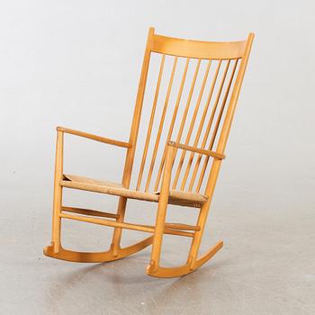 HANS J WEGNER, rocking chair , J16, Denmark.