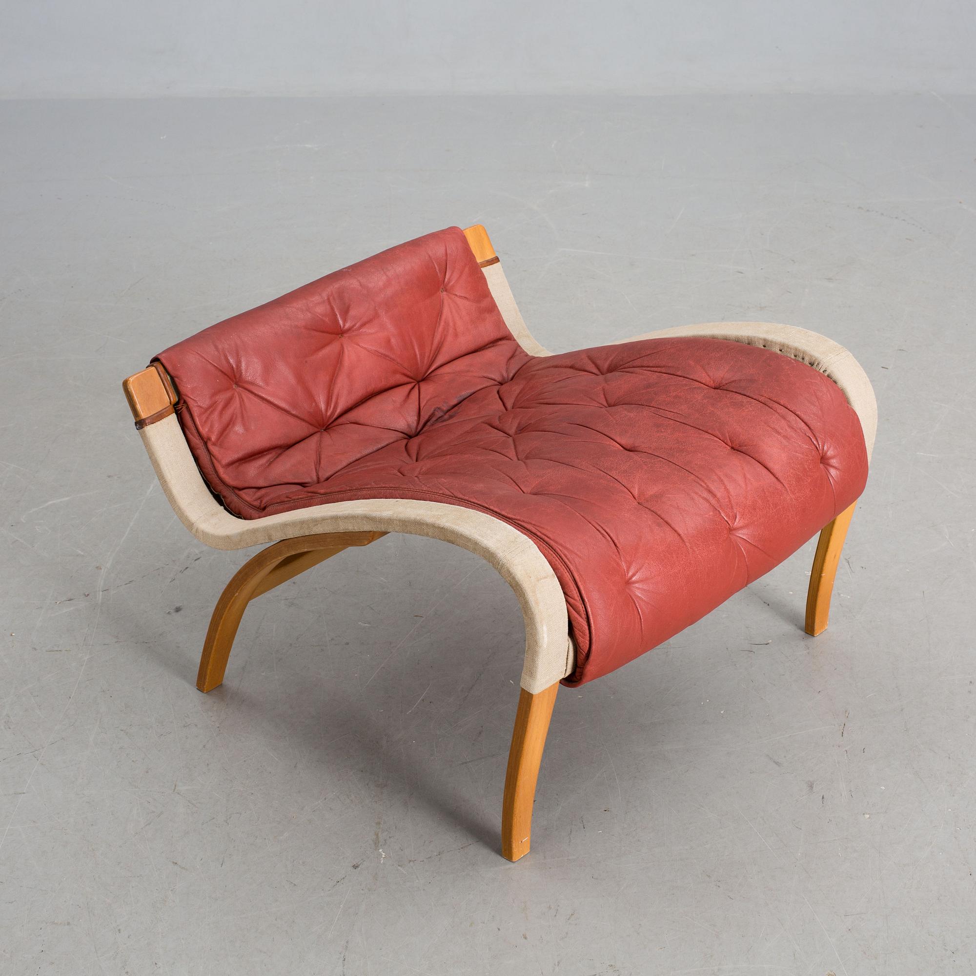 FOTPALL, till fåtölj "Pernilla", Bruno Mathsson, Dux.