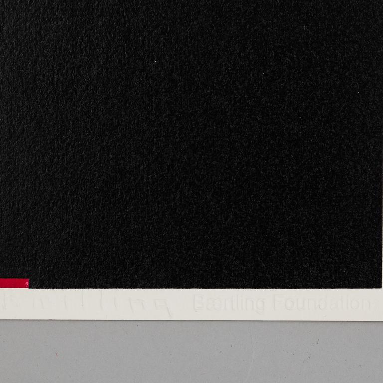 A serigraphy by Olle Baertling, numbered 2/15.