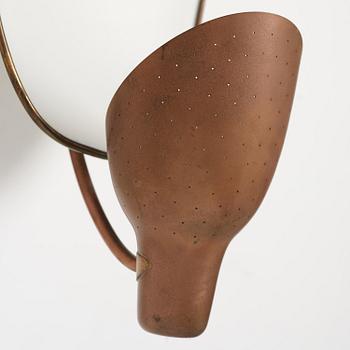 Carl-Axel Acking, a pair of wall lamps model number "5017", Bröderna Malmströms Metallvarufabrik, Malmö, 1940s.