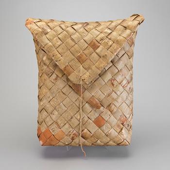 RYGGSÄCK, Näver, Allmoge, 18-/1900-tal.