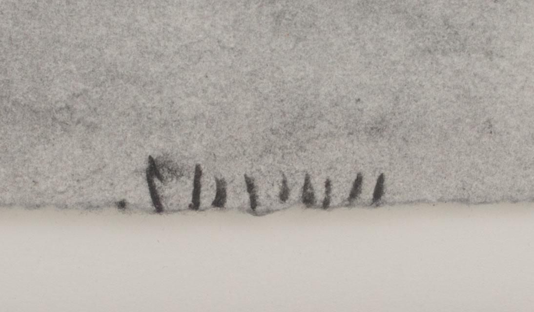 HELENE BILLGREN, blandteknik på papper, signerad.
