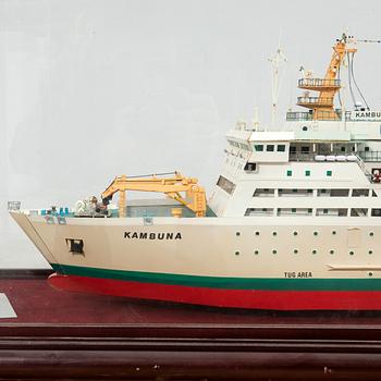 Model boat "MF Kambuna" 1984 Jos L Meyer.