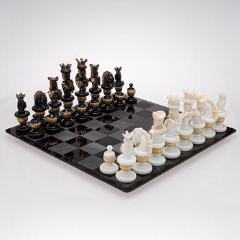A PAULY & CIA MURANO CHESS BOARD.