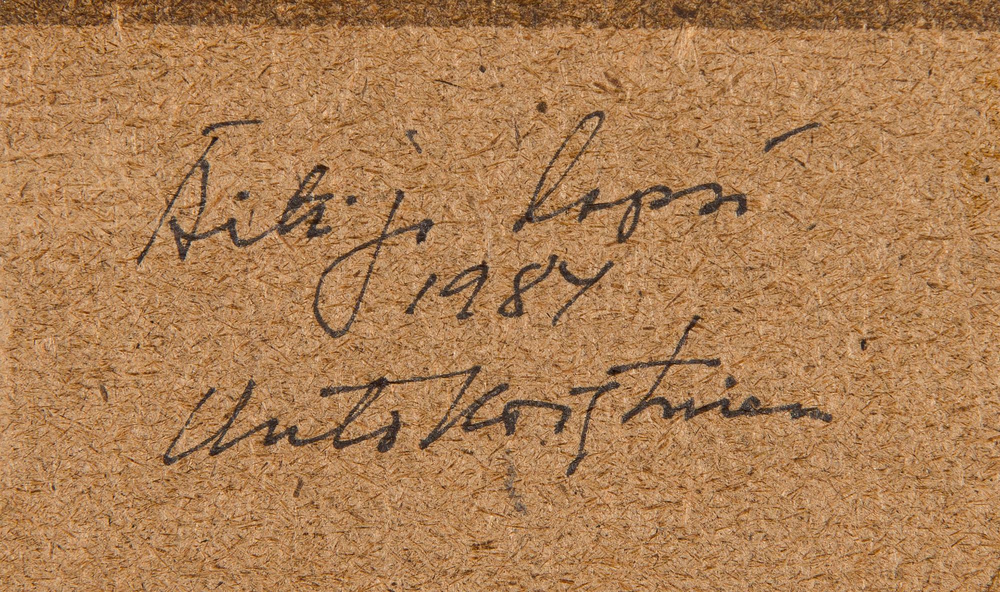 Unto Koistinen, Mor och barn.