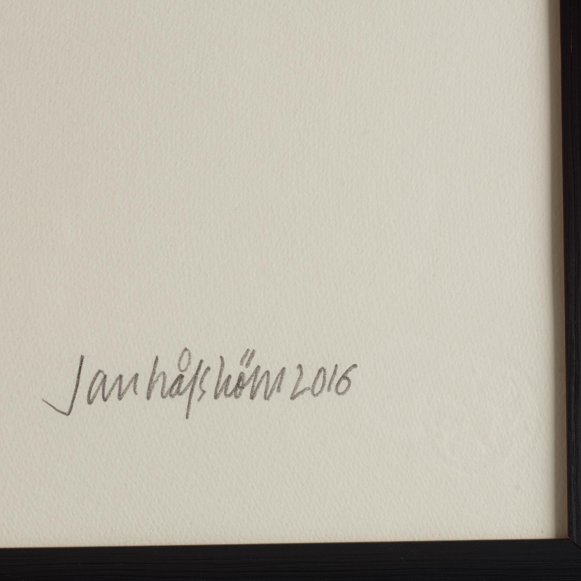 Jan Håfström, etching, signed and dated 2016, numbered e.a.