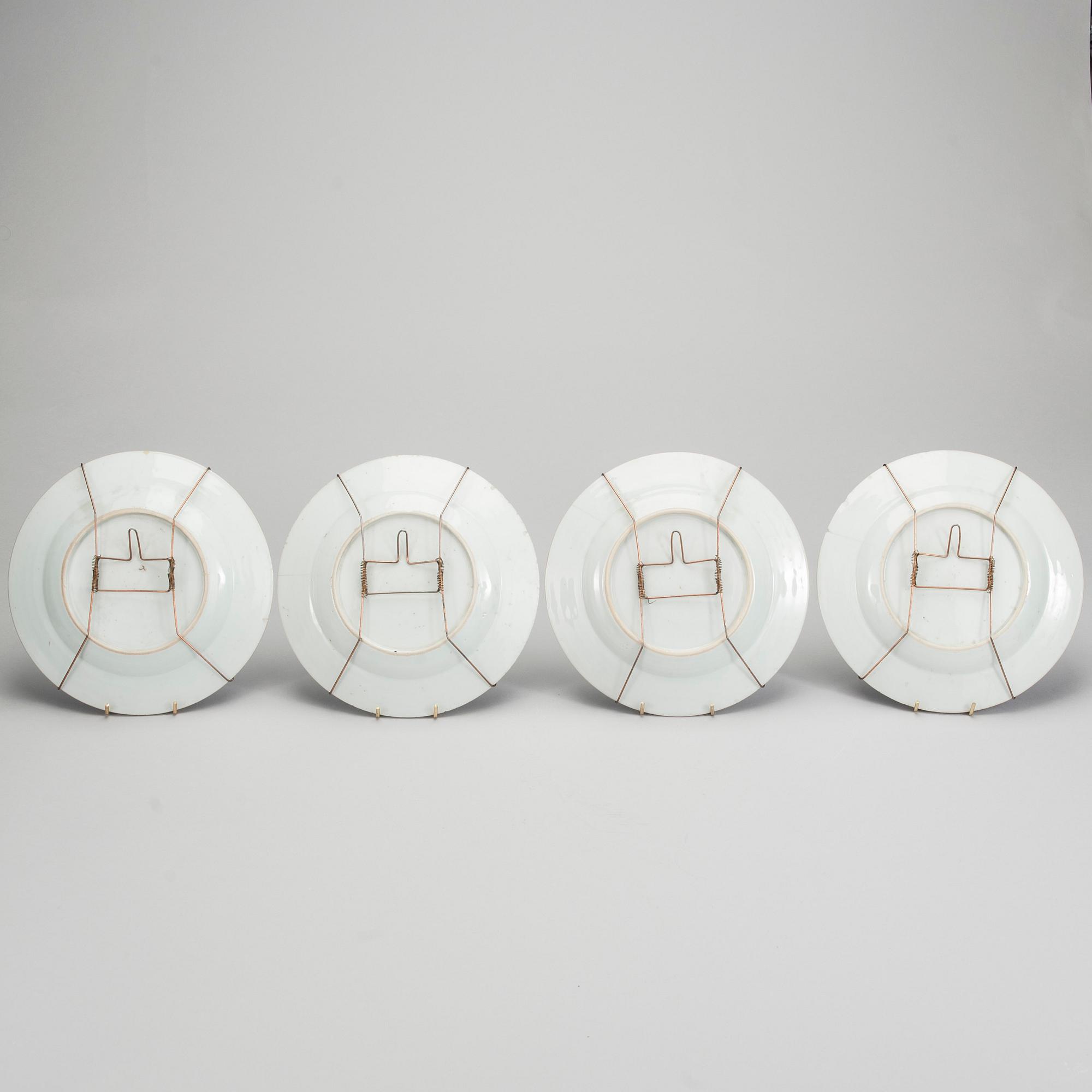 TALRIKAR, 4 ST, Kiina, Qianlong, 1700-tal.
