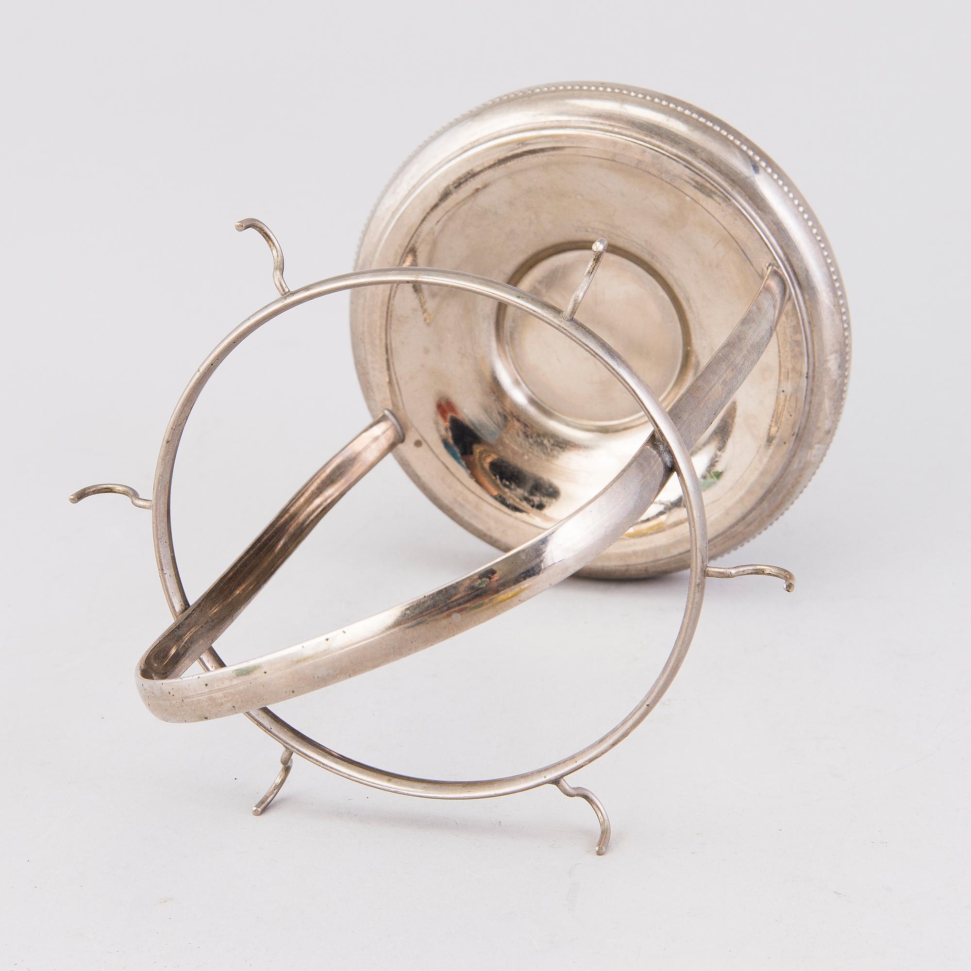 MOCCAKOPPAR MED FAT, 6 ST, porslin, Arabia, 1932-1949.