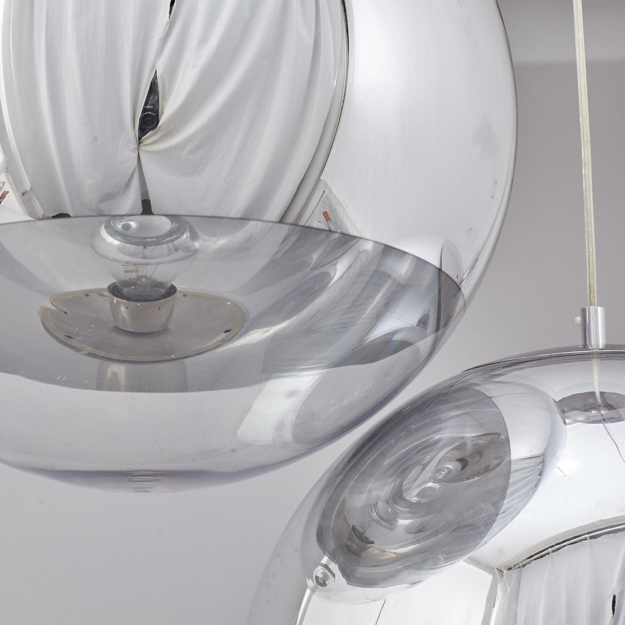 TOM DIXON, three 'Mirror Ball Chrome' pendant lights from Tom Dixon.