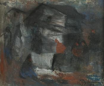 Valdemar Pyysiäinen, Absrakt landskap.