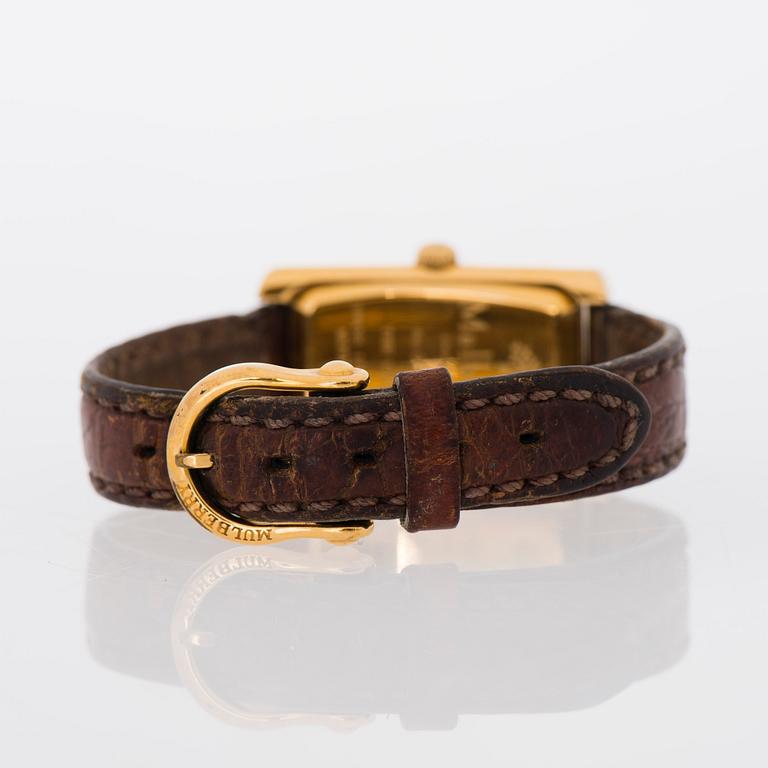 MULBERRY, wrist watch, 19,5 x 30-35,5 mm.