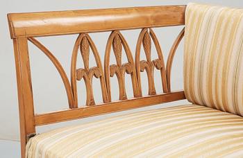 SOFFA, senempire/nygotik, 1800-tal.